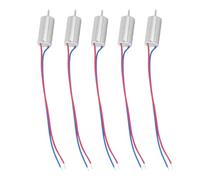 Micro Motore senza coro ad alta velocità 21800rpm 3,7 V 6x12 mm Mini durevole a basso rumore 5pcs per il giocattolo quadcopter modello aeromobile