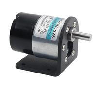 Micro Motoriduttore DC 12 V Motor brushless 2 4V DC. Motore 37 Decelerazione senza spazzole Piccolo motore Positivo Motore Slow Motor Motor con staffa(100RPM,24V)