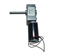 Micro Motoriduttore DC Motoriduttore a coppia elevata DC12V 24V Motoriduttore a vite senza fine turbo Albero a D da 51 mm Alta potenza Invertito Bassa velocità Ingranaggio da 70 kg.cm(12V,12rpm)