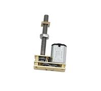 Micro N20 Riduttore completamente in metallo Motore DC 3V-6V con filettatura da 35 mm Albero di uscita ribaltabile Attuatore lineare da 35 mm Rapido e sensibile((A)15 rpm)