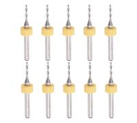 Micro PCB Trapano Punta Set, 1/8" Gambo 1.4mm Solido Tungsteno Carburo 10pz