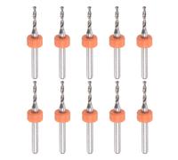 Micro PCB Trapano Punta Set, 1/8" Gambo 1.75mm Solido Tungsteno Carburo 10pz