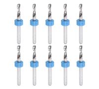 Micro PCB Trapano Punta Set, 1/8" Gambo 2,95mm Solido Tungsteno Carburo 10pz
