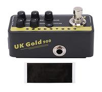 Micro preamplificatore, pedale di amplificazione digitale per chitarra elettrica singolo effetto, modellazione del suono tubolare professionale, alto guadagno, distorsione in metallo per chitarre