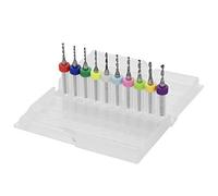 Micro punte per trapano in carburo di tungsteno da 1,1-2,0mm Set di accessori per utensili Utensili per circuito stampato PCB 10Pcs