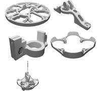 Micro Quadcopter Frame for 45mm Props V2 - Experimental Compact Design