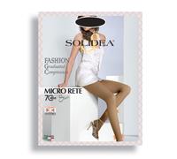 Micro Rete 70 DEN Collant Compressivo Colore Nero Taglia 4-L