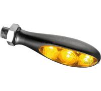 Micro S Dark LED Freccia Nera LED Fumè Per Harley-Davidson