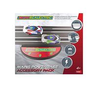 Micro Scalextric Binario alimentato a corrente - Micro Scalextric Accessori, argento