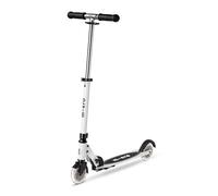 Micro Scooter | Micro Sprite LED Scooter per bambini | Manubrio regolabile | Ruote luminose | Pieghevole | 5-12 anni | Ragazzi e ragazze | Bianco