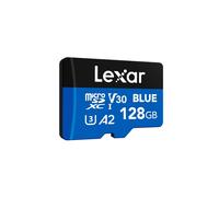 MICRO SD 128GB BLUE SCHEDA MICROSDXC UHS-I C10 FINO A 160 MB/S LETTURA