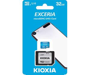 Micro SD 16 32 64 GB Kioxia scheda memoria 100MB/s class 10 ex MicroSD Toshiba