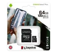 MICRO SD 64GB KINGSTON CLASSE 10 CON ADATTATORE SD MICRO SD 64GB KINGS MEMO64