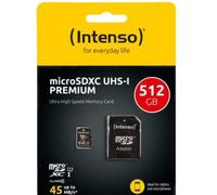 MICRO SD CON ADATTATORE 512GB UHS-I