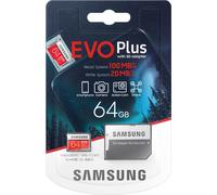 Micro SD Samsung EVO plus 64GB scheda Memoria 100MBs class 10 UHS-I MicroSD Card