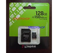 Kingston Canvas Select Plus Scheda di memoria microSD 128GB microSDXC Gen3 150MB/s A1 Adattatore SD incluso - SDCS3/128GB