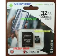 MICRO SD SDCS2 SDXC 32 64 128 GB 100MB/S KINGSTON SCHEDA MEMORIA CARD CLASSE 10