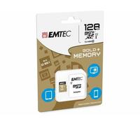 Micro SD XC MicroSDXC 128GB EMTEC +Adapter CL10 Gold+ UHS-I 85MB/s Blister