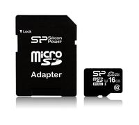 MICRO SDCARD 16GB SILICON POWER UHS-1 ELITE/CLASS10 W/ADAPT