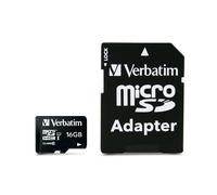 Micro SDHC Class 10 Verbatim - 16 GB - 44082