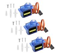 Micro Servomotore per Arduino Kit RUIZHI 3 Pezzi 9G Servomotore, Mini Micro Servo per RC Servo Robot Braccio/Mano/Camminata RC Elicottero/droni RC/Robot Braccio/Mano Compatibile Con Arduino Kit