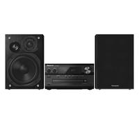 Micro sistema Hi-Fi con 120 W, DAB+, CD, Bluetooth®, USB, audio Hi-Res, nero