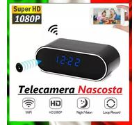 Micro Spia Telecamera WiFi Orologio Spia SpyCam Controllo Remoto App LookCam