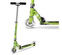 Micro Led Sprite Scooter Lime 2 Ruote Illuminano Ruote Regolabile Ragazzo Ragazza 5-12 Anni