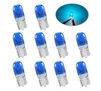 Micro standard La lampadina alogena T10 W5W è di blu e luminoso 194 168 501 Luci di guida a cuneo Luce laterale DRL Luci del cruscotto freno fanale posteriore-10PCS