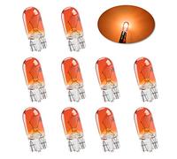 Micro standard La lampadina alogena T10 W5W è di rambra e luminoso 194 168 501 Luci di guida a cuneo Luce laterale DRL Luci del cruscotto freno fanale posteriore-10PCS
