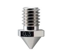 Micro Swiss Brass Plated Wear Resistant Nozzle for Flashforge Creator Pro 3-0,3 mm