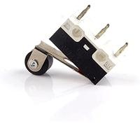Micro switch 10pcs Switch Pulsante dell'interruttore a micro limite 1A 125V AC Interruttore del mouse 3pins braccio a leva rullo manico lungo SPDT 12 * 6 mm(Kw10-4)