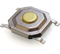 Micro switch 12V 5.2 *, 1, mm 2V 0,5a 4 Pulsante Interruttore tattile interruttore di rame 4x4x1(500 piece)