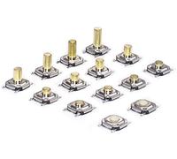 Micro switch 5.2 * alto 1,5-6,0 interruttore tatto tocco 4 SPILLO Interruttore a pressione micro push tattile in metallo 12V(H-6.0)