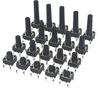 Micro switch 6x6x4. 3 mm/5 mm-2 Pannello 0mm tattile momentaneo 4pin 12v Pulsante micro interruttore 6 * IMMERSIONE Auto-reset 30pcs(6x6x8.0)