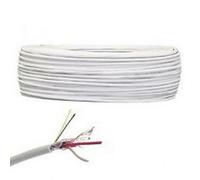 MICRO TEK 100MT CAVO ALLARME 2X0,50+4X0,22 PVC BIANCO C4 CCA AX22054022
