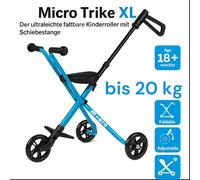Micro Trike XL - Il Roller Pieghevole Ultra Leggero Per Bambini Con Maniglia