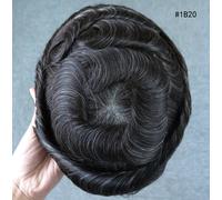 Micro Ultra Thin Skin Super Mens Toupee Human Hair System 0,02 mm Hairpieces ...