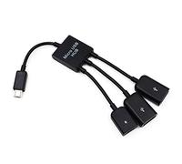 Micro USB Android OTG Cavo Dati HUB con Alimentatore One Drag Tre Plug and Play Connect U Disk Apparecchiature Periferiche Telefoni Cellulari Tablet