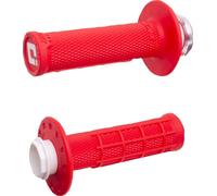 Micro-X Half-Waffle V2 Manopole ROUGE / BLANC Lock-On ODI - H36MXR
