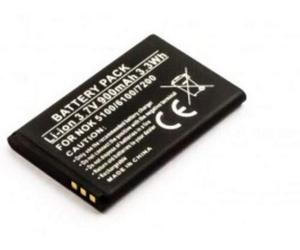 MicroBattery MBXNOK-BA0046 ricambio per cellulare Batteria Nero