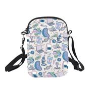 Microbiologia Crossbody Bag DNA Biologia Molecolare Regalo Microbiologia Batteri Regali per gli amanti della biologia Regali Microbiologo