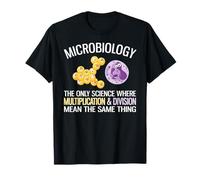 Microbiologia in Cui moltiplicazione e Divisione significano Lo Stesso Maglietta