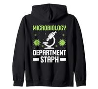 Microbiologia Microbiologo Biologia Insegnante Felpa con Cappuccio