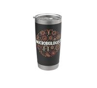 Microbiologo - Microbiologia e Virologia Distressed Design Bicchiere termico in acciaio inox doppia parete