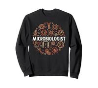 Microbiologo - Microbiologia e Virologia Distressed Design Felpa