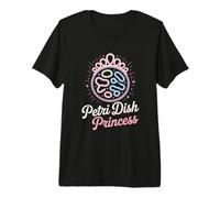 Microbiologo Principessa Petri Dish Maglietta Premium