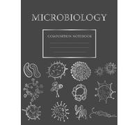 Microbiology Composition Notebook: Wide Ruled Lined Science Notebook for Students | Class Notes, Lab Notes, Experiments, Observations & Study Writing | 8.5 x 11, 110 Pages