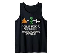 Microbioma Tester Gut Salute Sgabello Campione Scienza Lab Poop Canotta