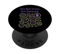 Microbioma Tester Gut Salute Sgabello Campione Scienza Lab Poop PopSockets PopGrip Adesivo